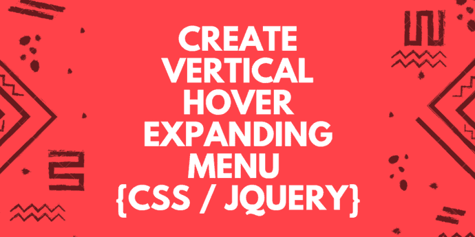 vertical menu